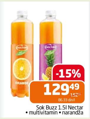 Sok Buzz 1.5l Nectar