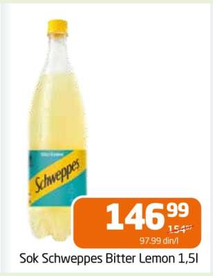 Sok Schweppes Bitter Lemon 1,5l