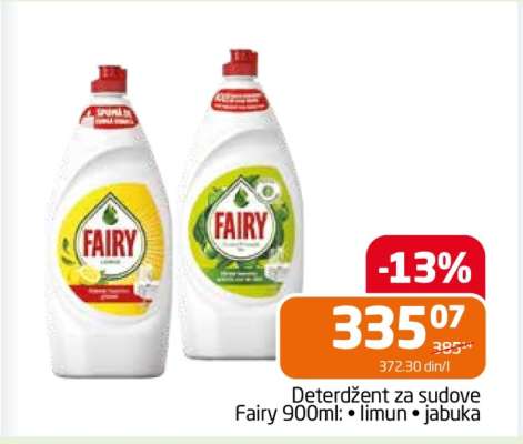 Fairy Deterdžent za sudove 900ml