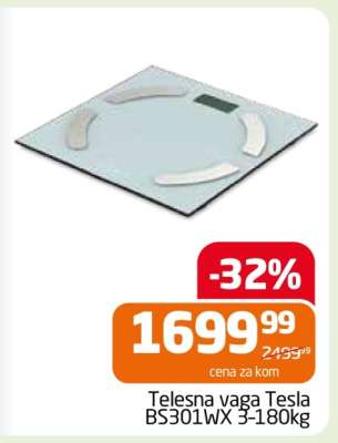 Telesna vaga Tesla BS301WX 3-180kg