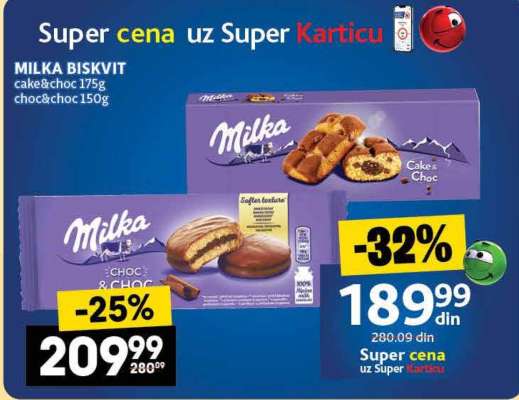 MILKA BISKVIT
