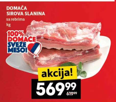 DOMAĆA SIROVA SLANINA