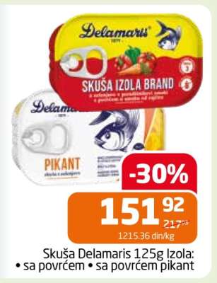 Skuša Delamaris 125g Izola
