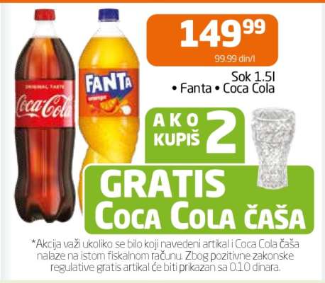 Sok 1.5l Fanta • Coca Cola