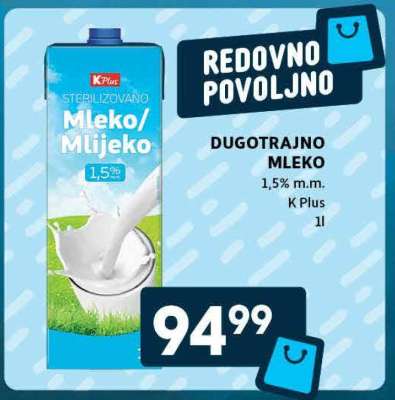 DUGOTRAJNO MLEKO