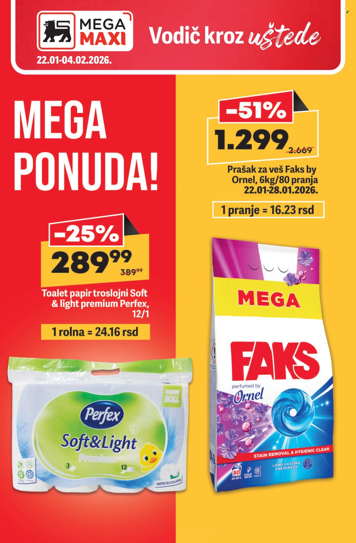 Mega Maxi katalog - 22.01.2026 - 04.02.2026. Stranica 1