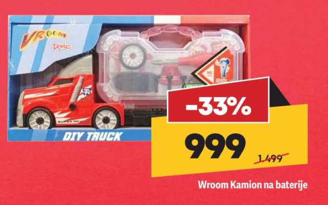 Wroom Kamion na baterije