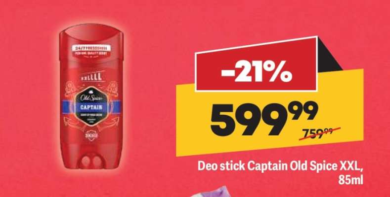 Deo stick Captain Old Spice XXL, 85ml