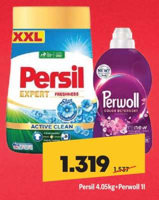 Persil 4.05kg+Perwoll, 1l