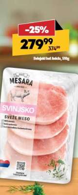 Svinjski but šnicla, 510g