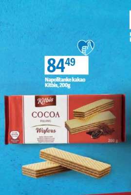 Napolitanke kakao Kitbis, 200g