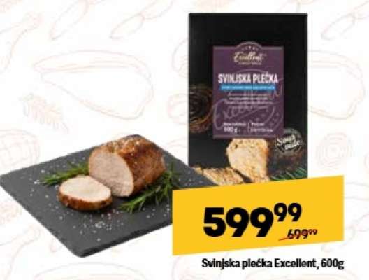 Svinjska plećka Excellent, 600g
