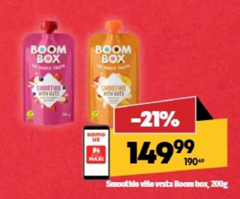 Smoothie više vrsta Boom box, 200g