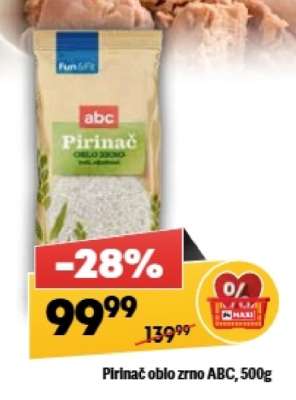 Pirinač oblo zrno ABC 500g