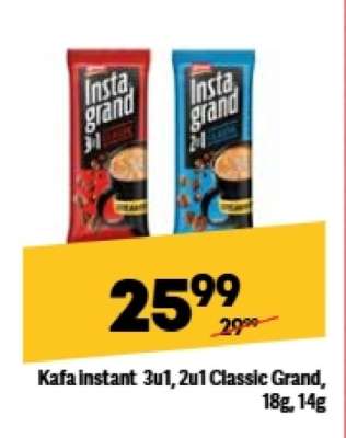 Kafa instant 3u1, 2u1 Classic Grand, 18g, 14g