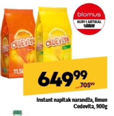 Instant napitak narandža limun Cedevita 900g