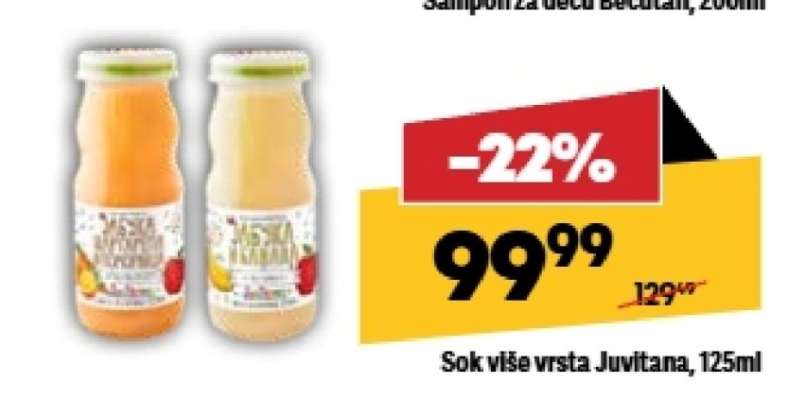 Sok više vrsta Juvitana, 125ml