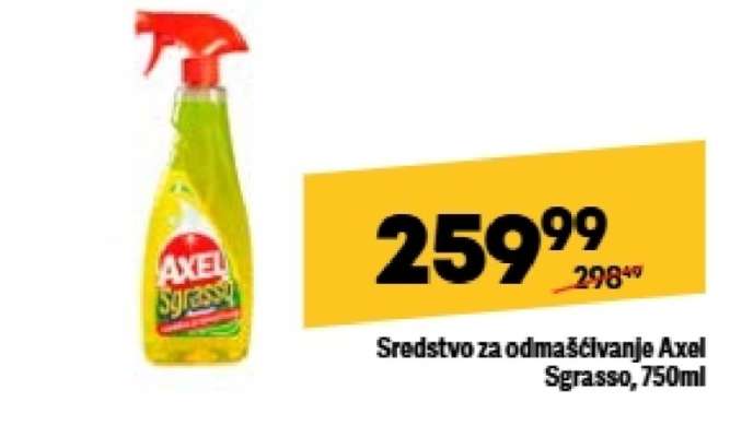 Sredstvo za odmašćivanje Axel Sgrasso , 750ml