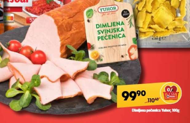 Dimljena pečenica Yuhor, 100g