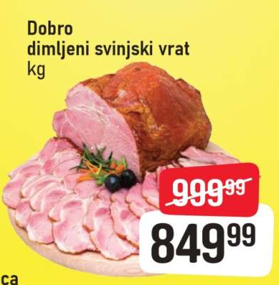 Dobro dimljeni svinjski vrat