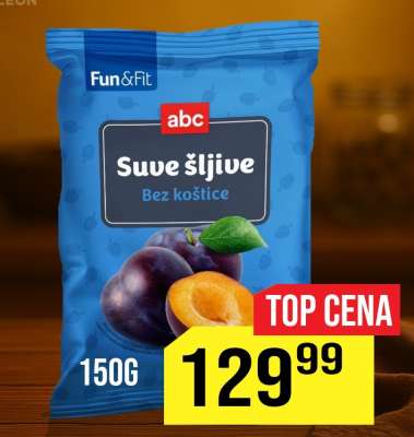 Suve šljive bez koštice