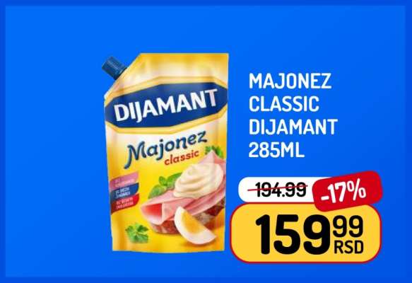 MAJONEZ CLASSIC DIJAMANT 285ml