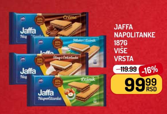 Jaffa Napolitanke 187g