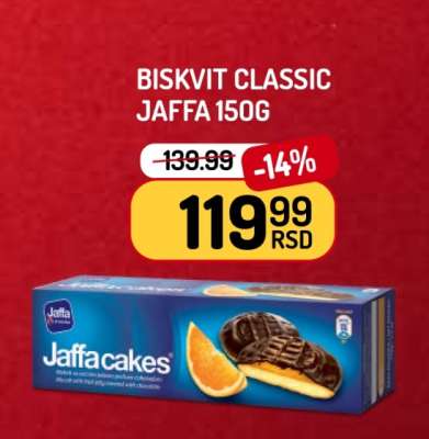 Biskvit classic Jaffa 150g