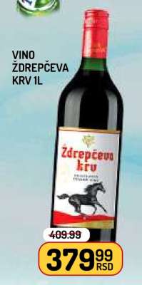 VINO ŽDREPČEVA KRV 1L