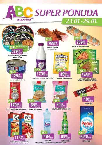 ABC Trgovina katalog - 23.01.2026 - 29.01.2026.