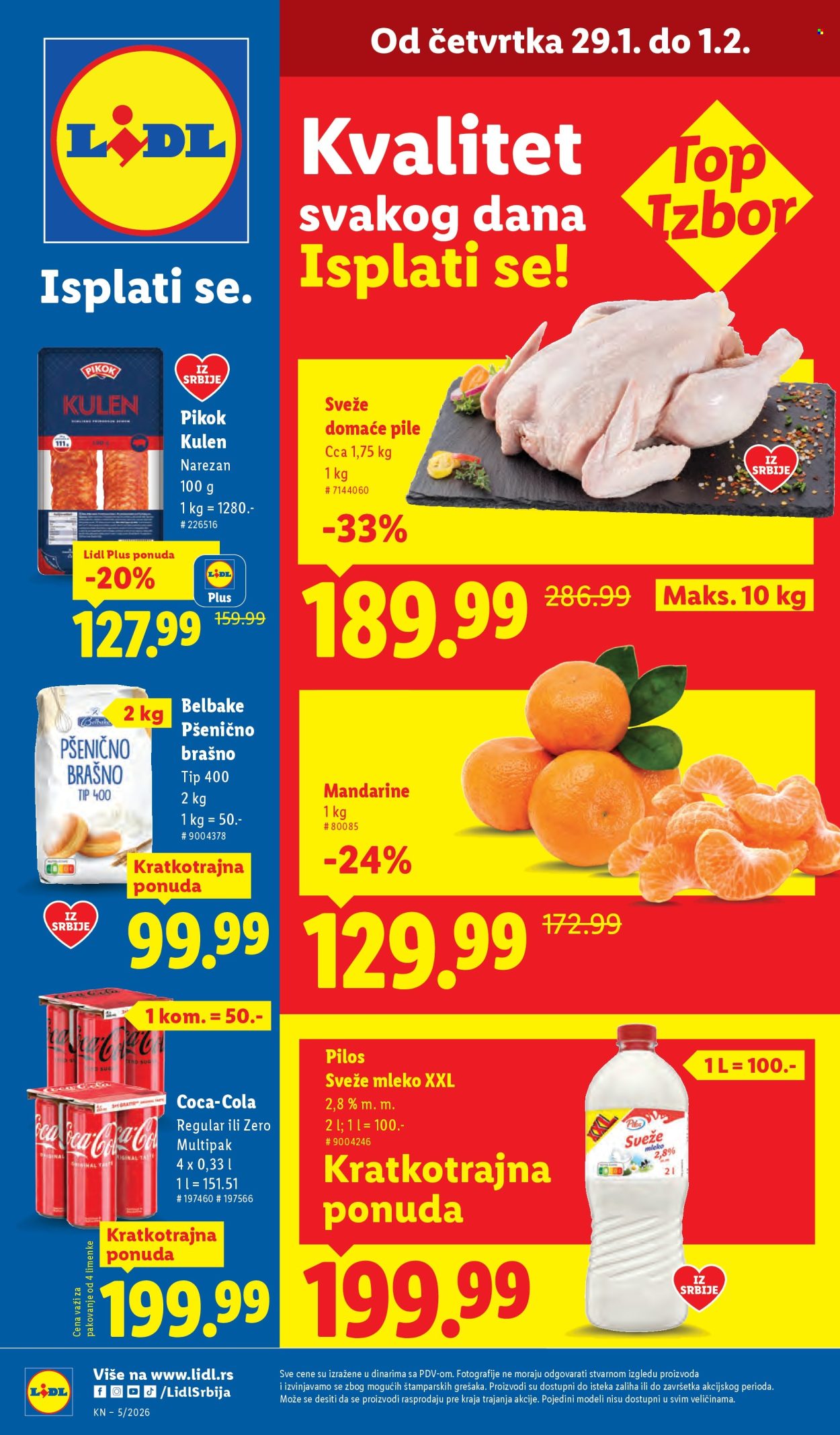 Lidl katalog - 29.01.2026 - 04.02.2026. Stranica 1