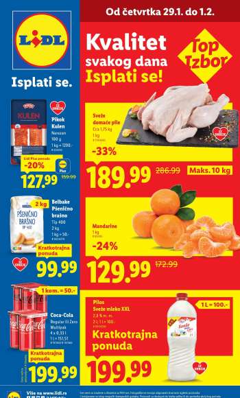 Lidl katalog - 29.01.2026 - 04.02.2026.