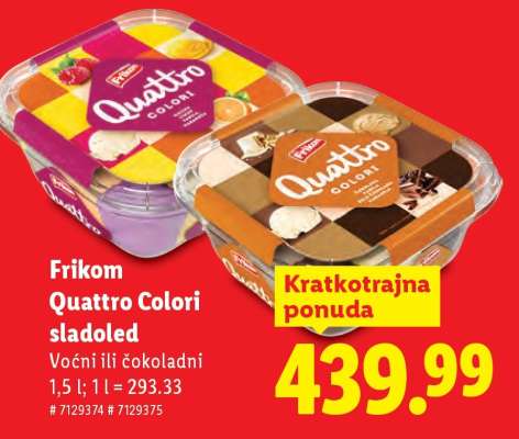 Frikom
Quattro Colori
sladoled