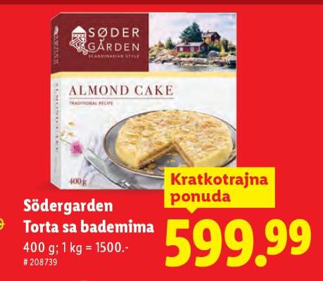 Södergarden Torta sa bademima