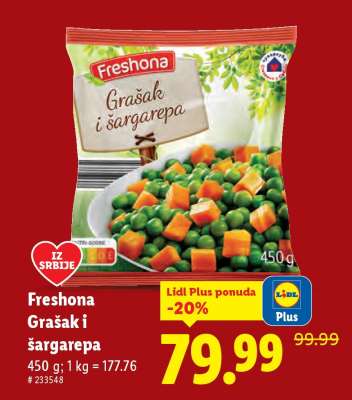 Freshona Grašak i šargarepa