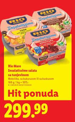 Rio Mare Insalatissime salata sa tunjevinom