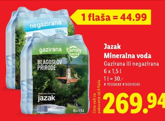 Jazak Mineralna voda