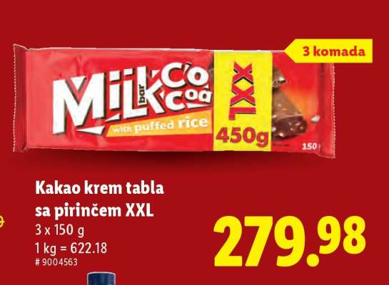 Milka Cocoa with Puffed Rice