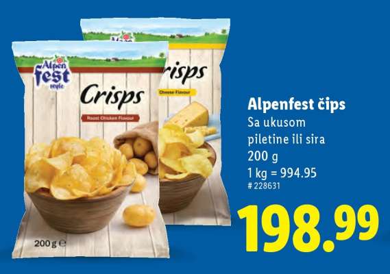 Alpenfest čips