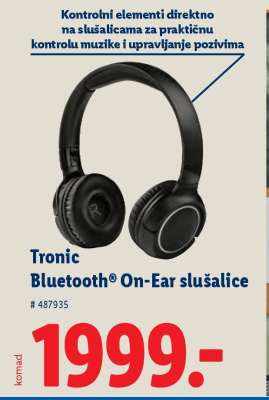 Tronic Bluetooth® On-Ear slušalice