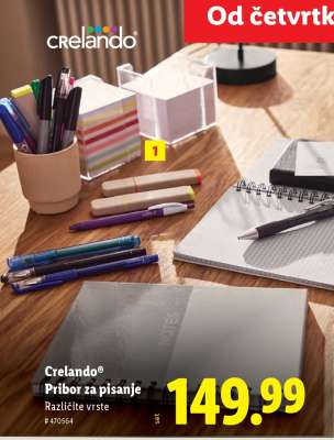 Crelando® Pribor za pisanje