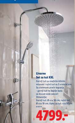 Livarno Set za tuš XXL