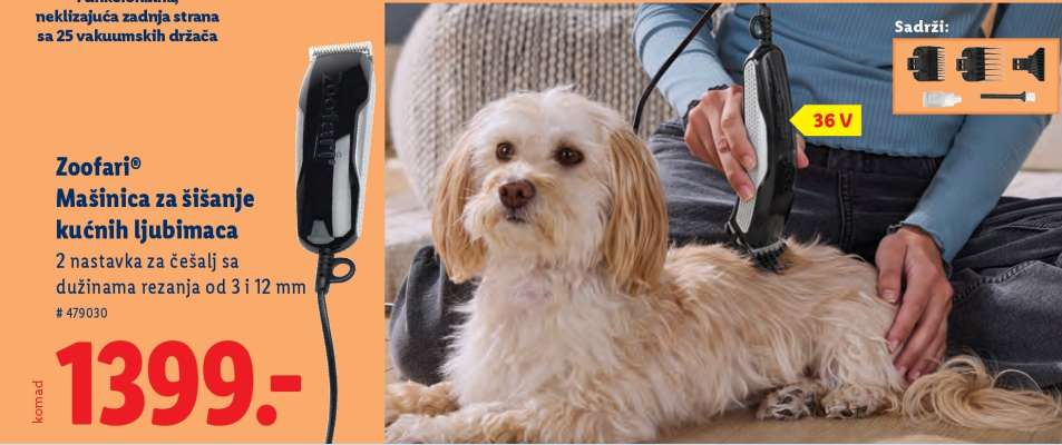 Zoofari® Mašinica za šišanje kućnih ljubimaca