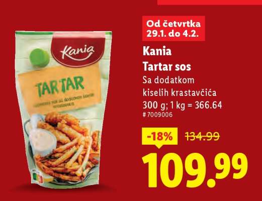 Kania Tartar sos