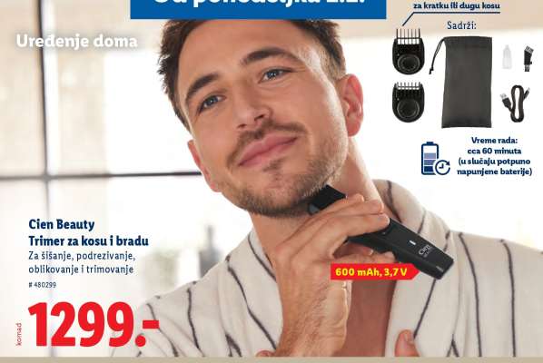 Cien BEAUTY Trimer za kosu i bradu
