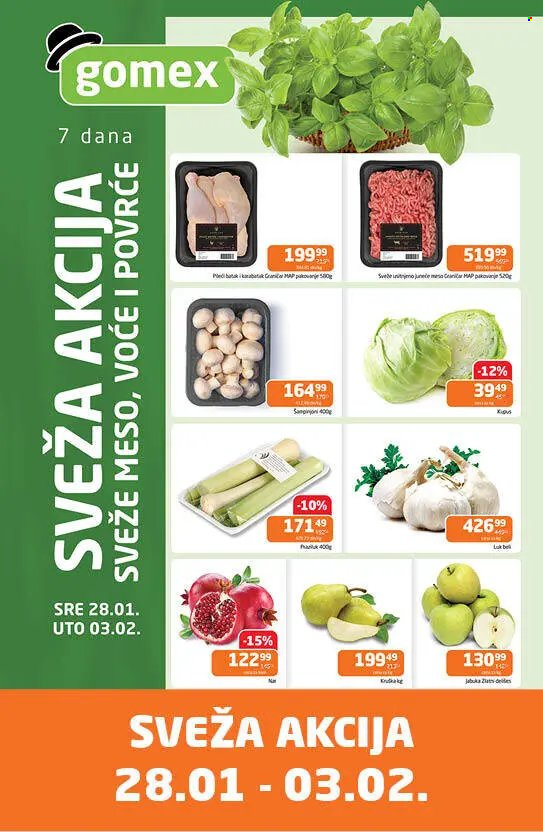 Gomex katalog - 28.01.2026 - 03.02.2026. Stranica 1