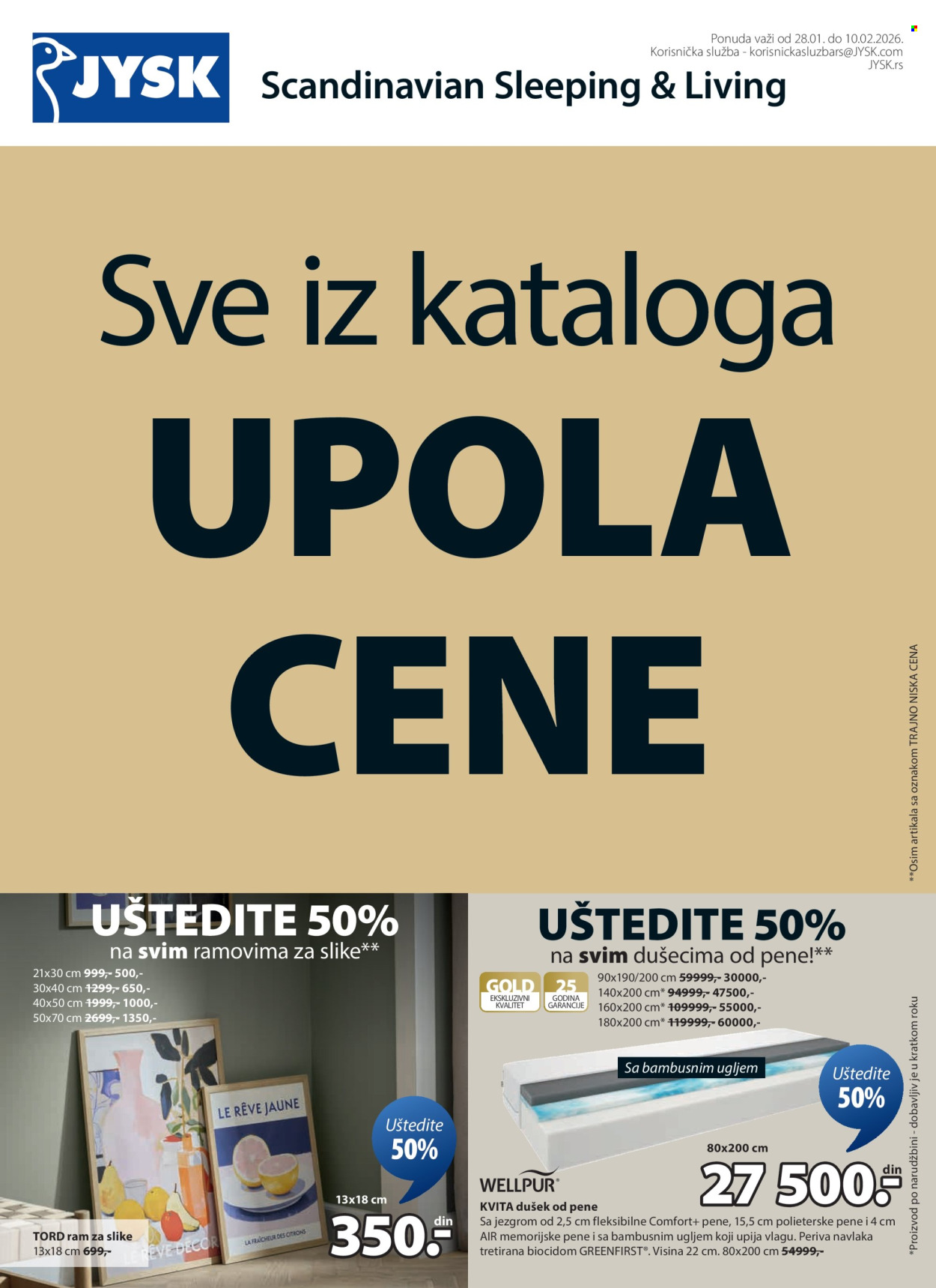 JYSK katalog - 28.01.2026 - 10.02.2026. Stranica 2