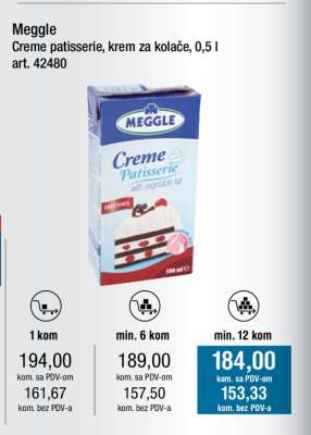 Meggle Creme patisserie