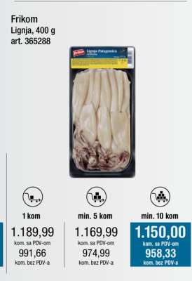 Frikom Lignja, 400 g