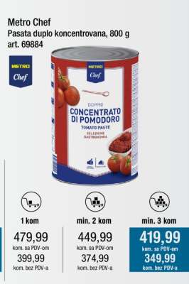 Metro Chef Pasata duplo koncentrovana
